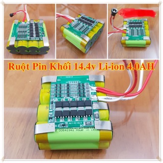 Khối pin 4s 14,4v đến 16.8v xả 40a 4000mah