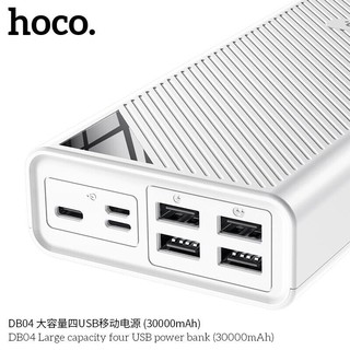 Sạc dự phòng 30000mah chính hãng Hoco DB04 hỗ trợ 4 cổng sạc