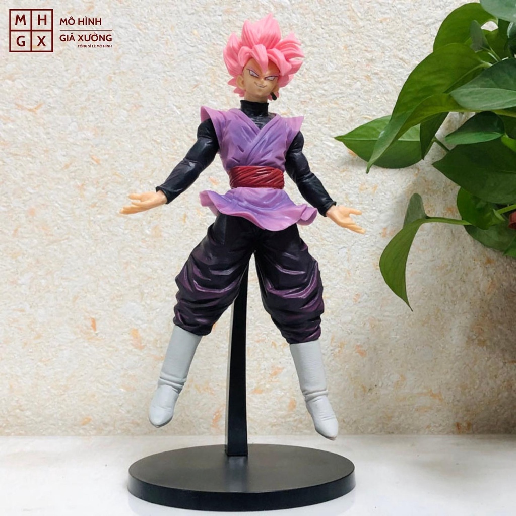 Mô hình Dragon Ball SonGoku Black super saiyan rose kiêu ngạo cao 25cm - figure mô hình 7 viên ngọc rông