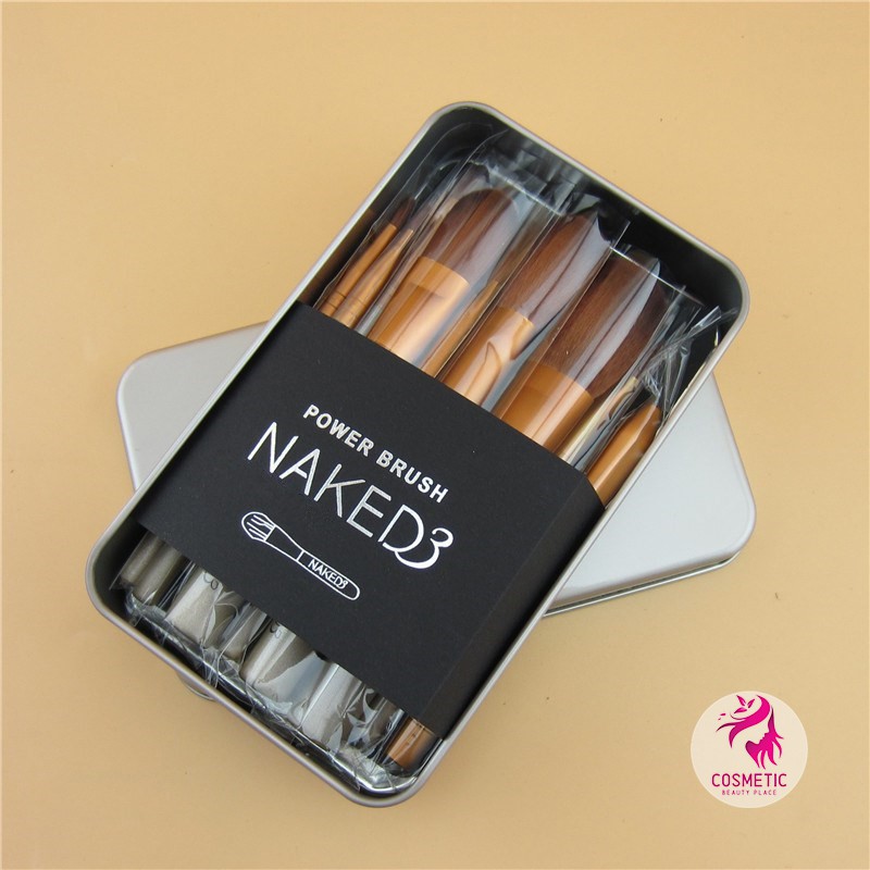 Bộ Cọ Trang Điểm Cá Nhân NAKED3 (12 Cây) PV169