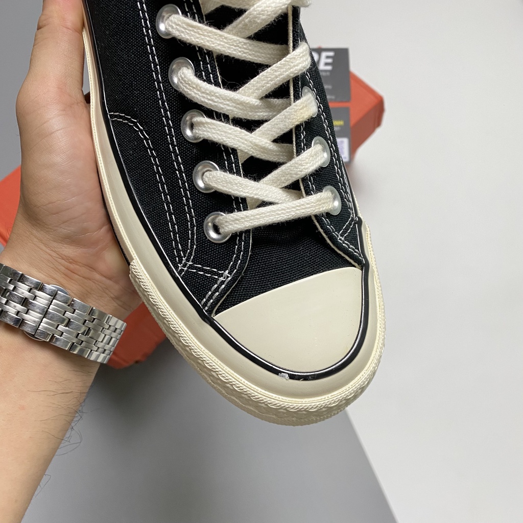 Giày Converse 1970 Low Black  - Hype Sneaker | Phiên bản 1:1 chuẩn.