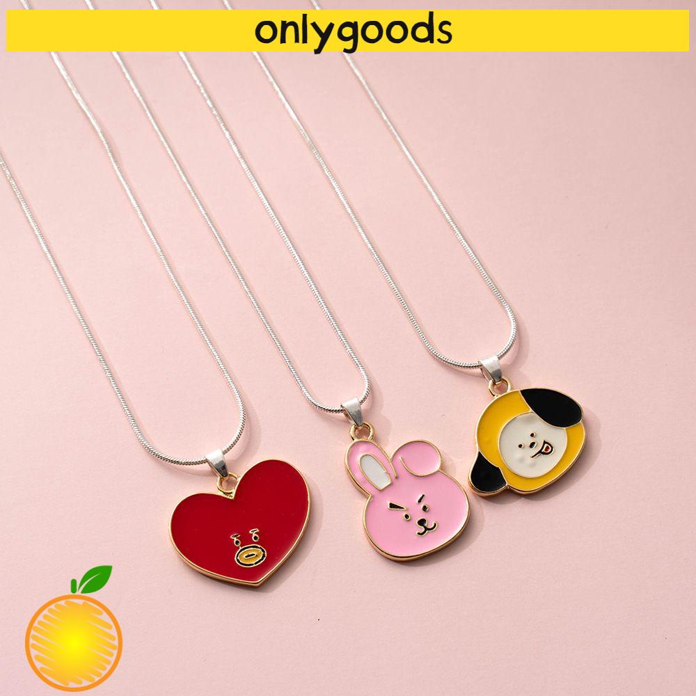 Vòng cổ thời trang mặt hình BT21 KPOP BTS dễ thương cho nam và nữ