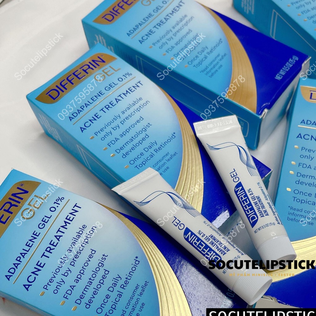 Kem dưỡng Differin Adapalene Gel 0.1% 15g 45g