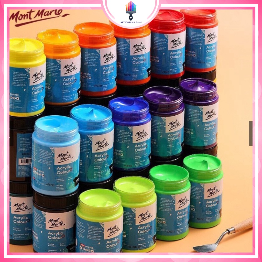 Màu acrylic Mont Marte 300ml  hàng chính hãng
