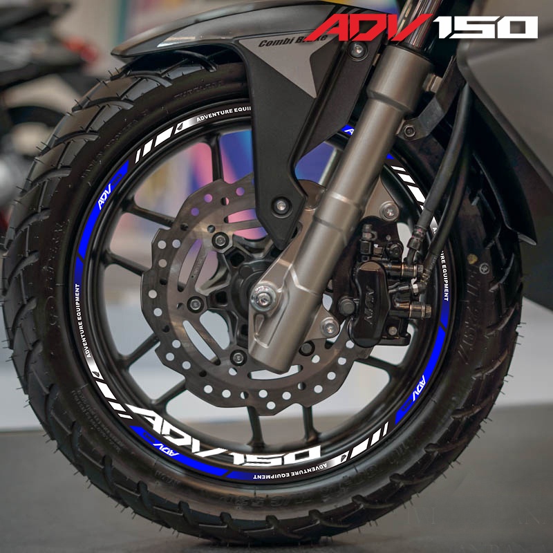 Miếng Dán Trang Trí decal dán vành xe máy cho honda adv 150