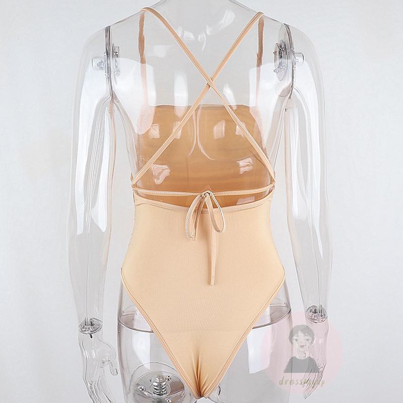 Áo Liền Quần Không Tay Cổ Vuông Màu Trơn Thời Trang Cho Nữ