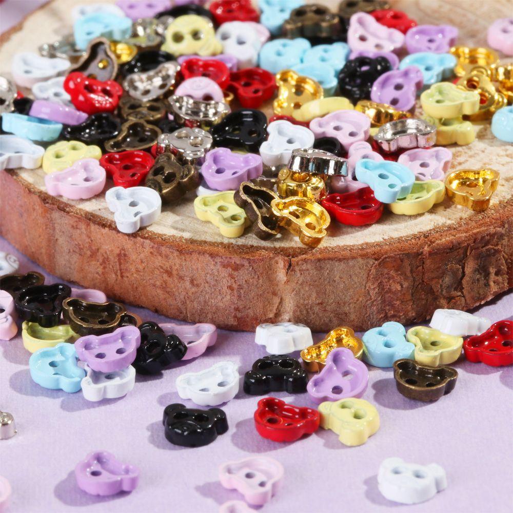 Nút Mini 5mm Màu Cầu Vồng Làm Quần Áo Búp Bê