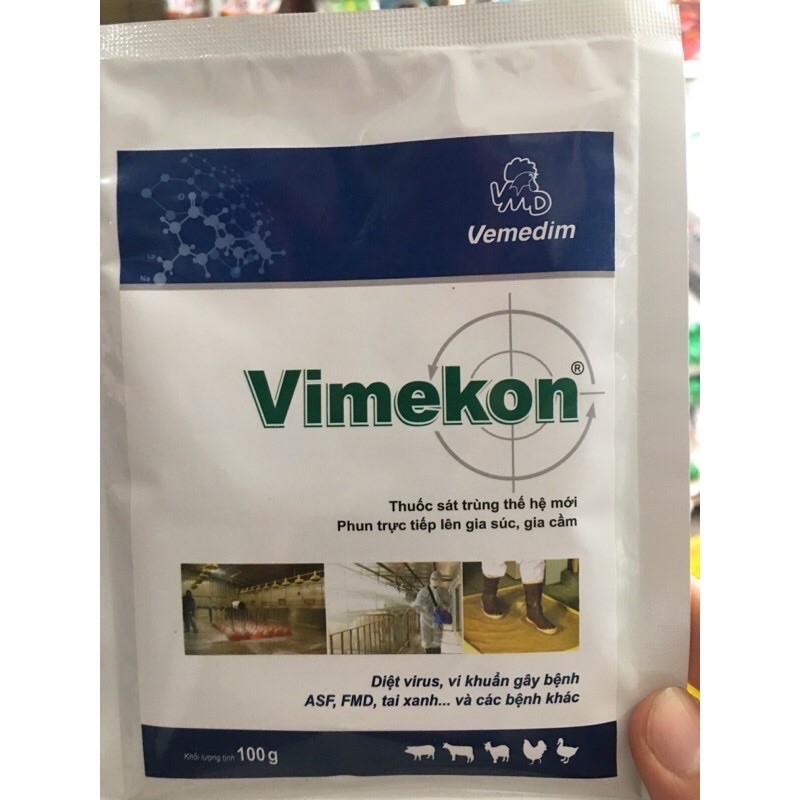 combo 10 bịt vimekon, làm sạch chuồng nuôi