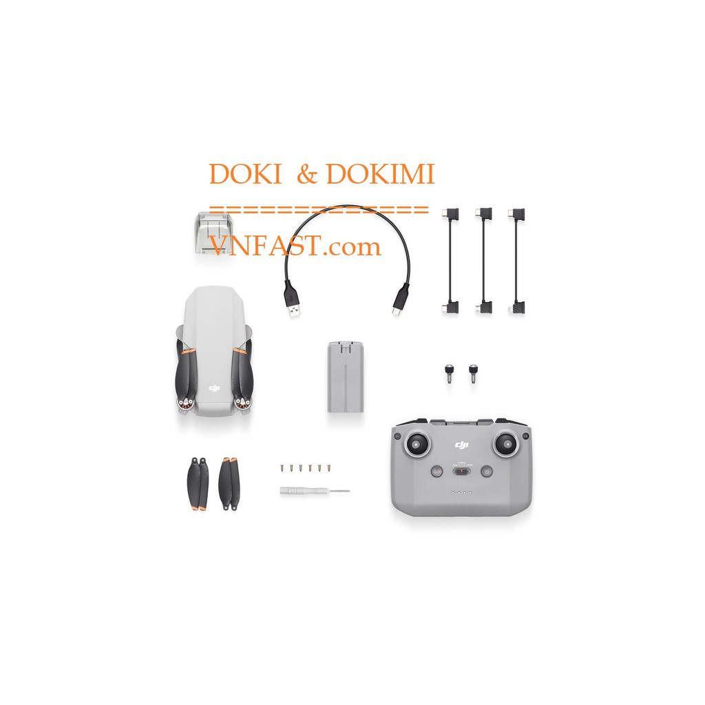 Combo Flycam DJI Mini 2 - Camera 4K - Bay xa max 10Km - Bảo hành 12 tháng chính hãng DJI