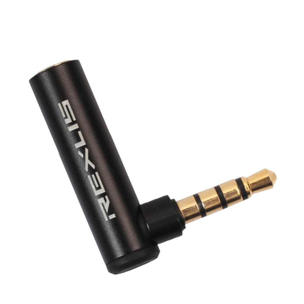 Đầu cắm chuyển đối kết nối vuông góc từ ổ cắm tai nghe sang đầu cắm 3.5mm