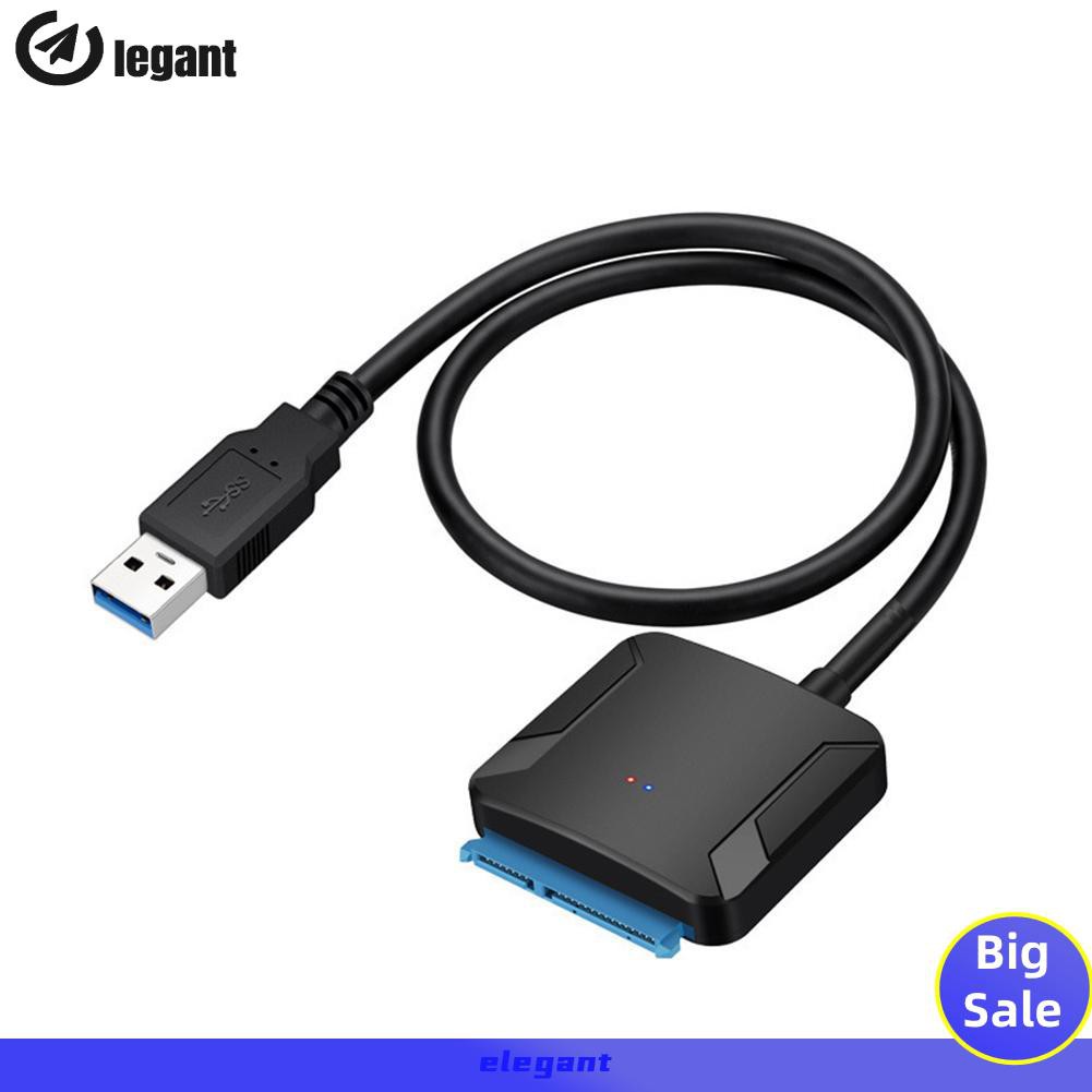 [NEW]SATA to USB Adapter USB 3.0 to Sata 3 Cable for 2.5in 3.5in Hard Disk Drive