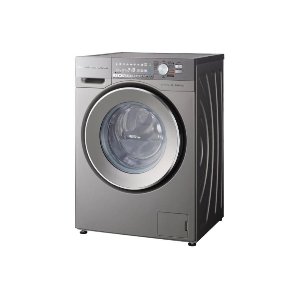 [ VẬN CHUYỂN MIỄN PHÍ KHU VỰC HÀ NỘI ]  Máy giặt Panasonic cửa ngang 10 kg giặt 6 kg sấy( bạc) NA-S106X1LV2