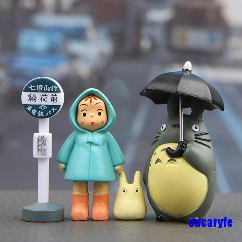 Set 4 Mô Hình Nhân Vật Totoro 3-5cm