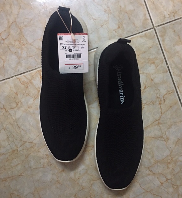 Giày Stradivarius Auth Đen Size 38 39 ( Hàng Tuồn Có Sẵn ) ₑ ¹