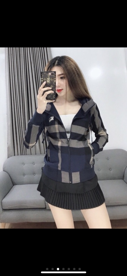 Áo chống nắng sọc buberry cao cấp | BigBuy360 - bigbuy360.vn