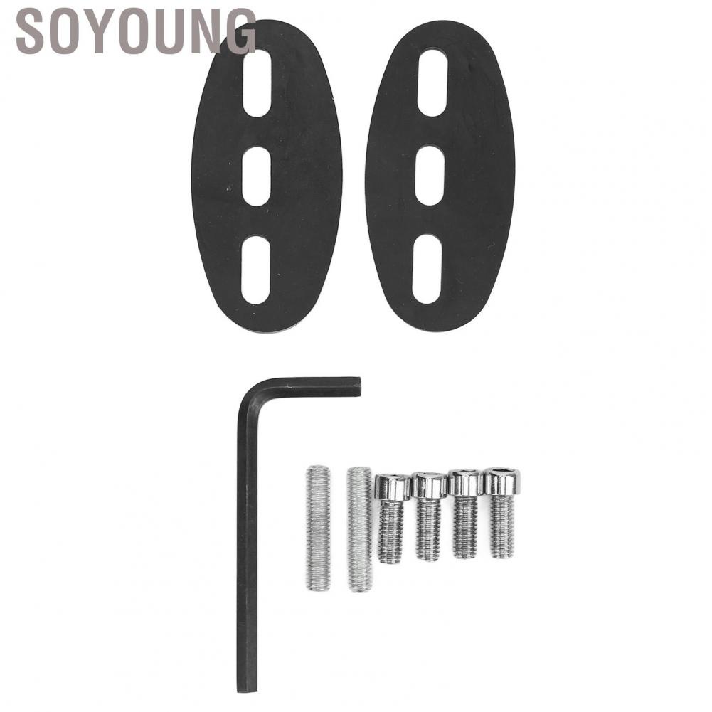 Soyoung Motorcycle Rear View Mirror Aluminium 360 Degree Rotation Side Wind Adjustable Wing for R15