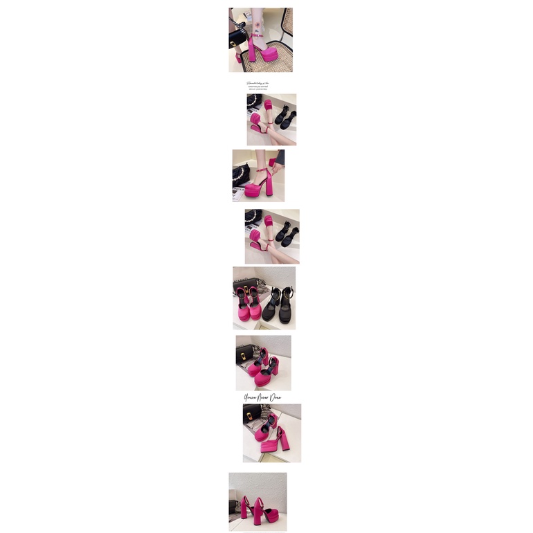 Giày Cao Gót Bằng Da Satin Cỡ Lớn 5.51 Inch Size 35-43 Thời Trang Cho Nữ