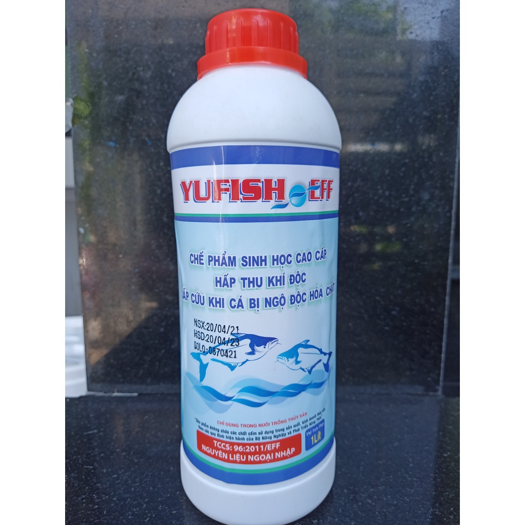 Chế phẩm sinh học Yufish hấp thu khí độc, cấp cứu cho cá bị ngộ độc