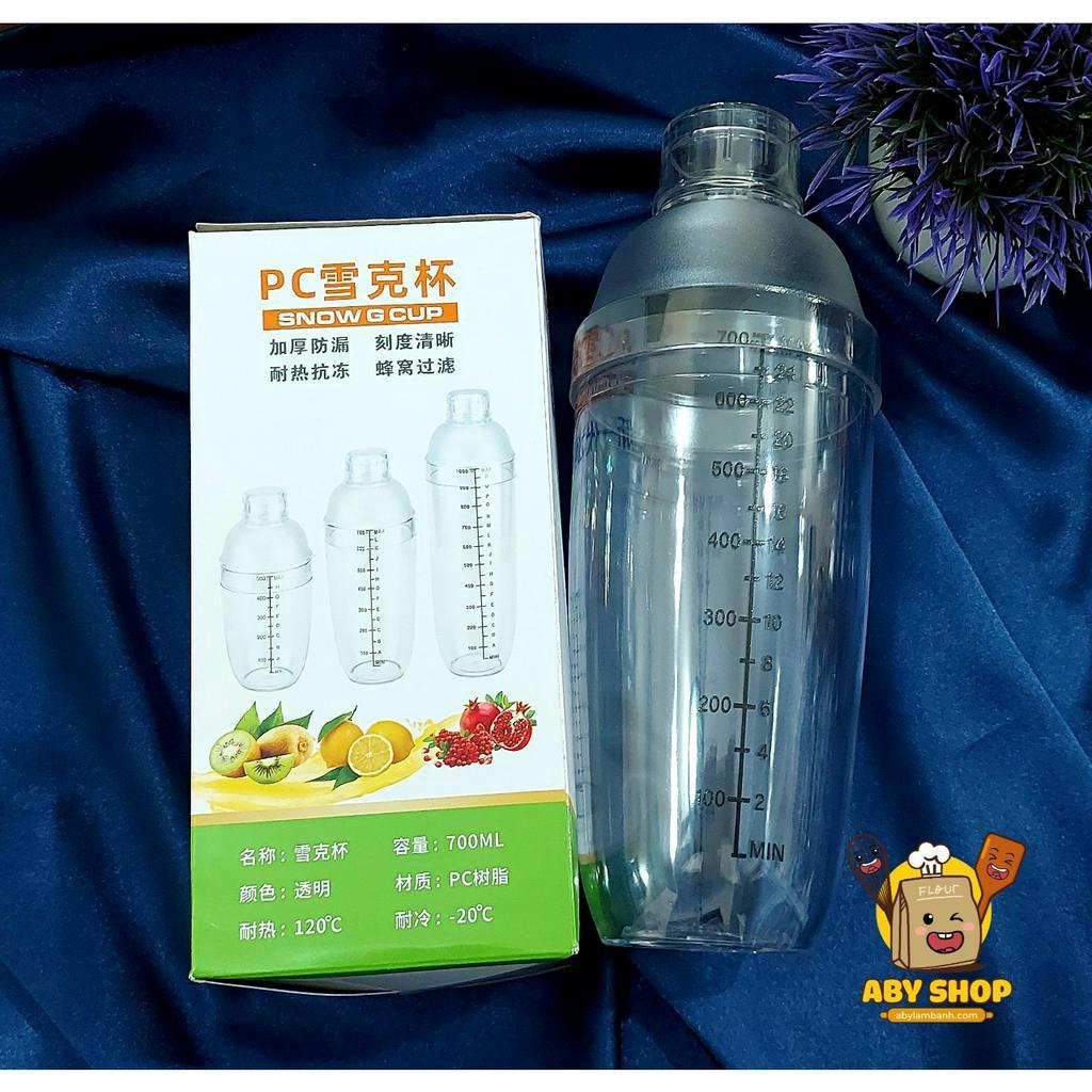 Bình lắc Cocktail Shaker nhựa⚡ CAO CẤP ⚡ bình lắc giúp bạn dễ dàng pha chế