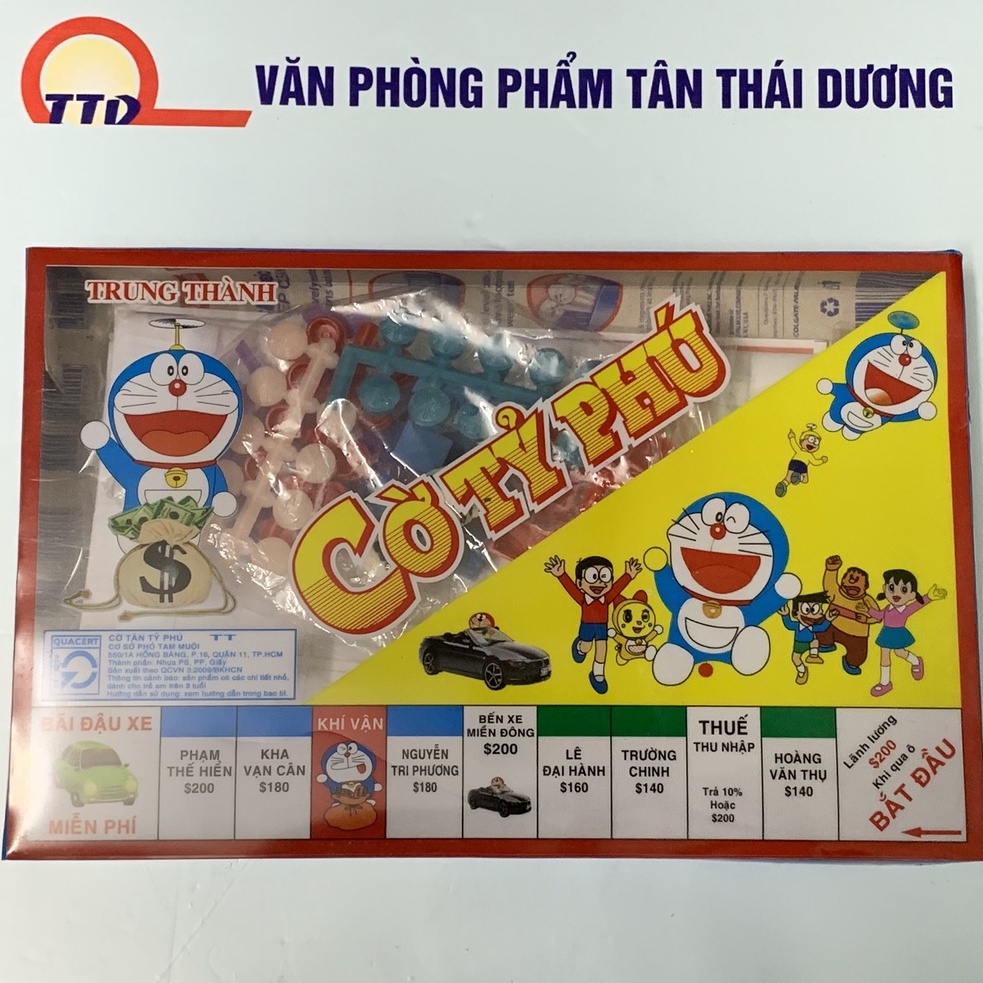 Cờ Tỷ Phú - Bộ Board Game Cờ Tỷ Phú 25 x 16,5cm