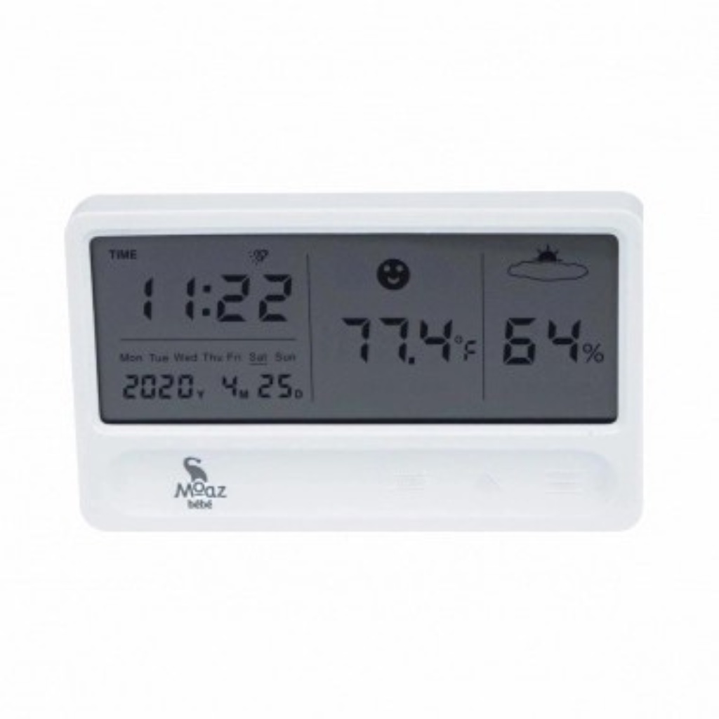 Nhiệt Kế Đo Độ Ẩm Và Nhiệt Độ Trong Nhà MOAZ BÉBÉ MB-027 Thiết Kế Nhỏ Gọn, Hiện Đại, Tiện Lợi