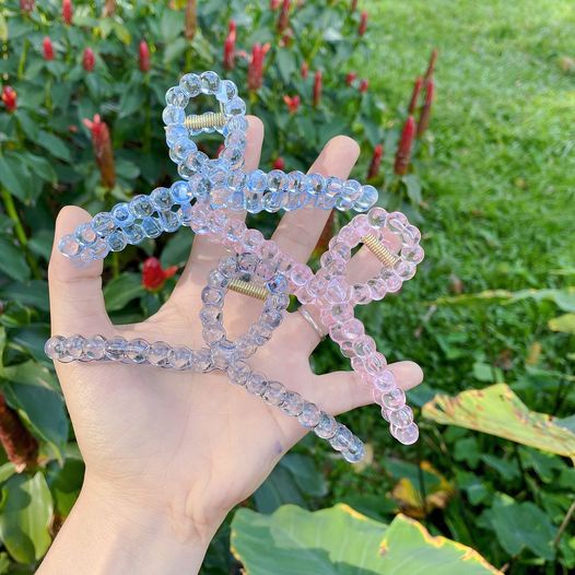 Kẹp gấp gọn tóc nữ thời trang nhiều màu cam, hồng, xanh phong cách hàn quốc đẹp dễ thương cho bạn gái