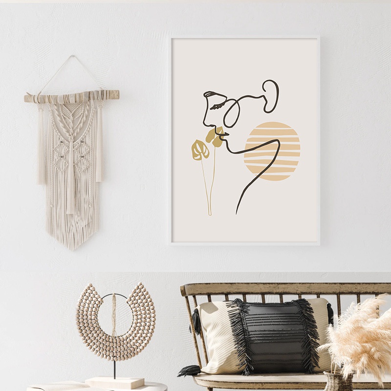 Tranh treo tường chất liệu canvas chống thấm nước tiện dụng