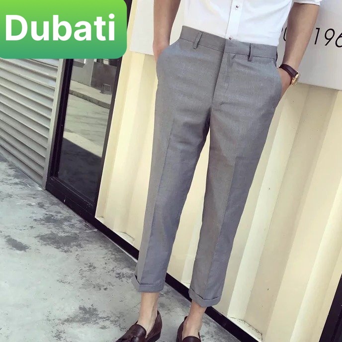 QUẦN TÂY NAM ỐNG CÔN CÔNG SỞ CHẤT VẢI CAO CẤP PHONG CÁCH HÀN- DUBATI FASHION