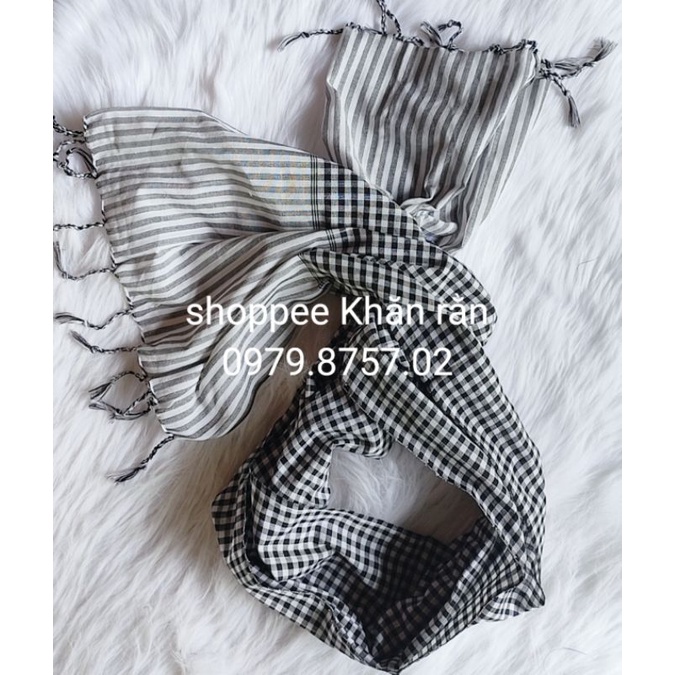 Khăn rằn nam bộ caro nhí 60x165cm_ HÀNG ĐẸP