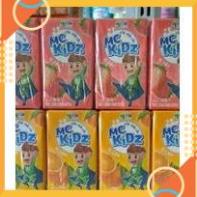 SỮA TRÁI CÂY TIỆT TRÙNG MỘC CHÂU KIDZ HƯƠNG DÂU/ CAM VỈ 4 HỘP x110 ml