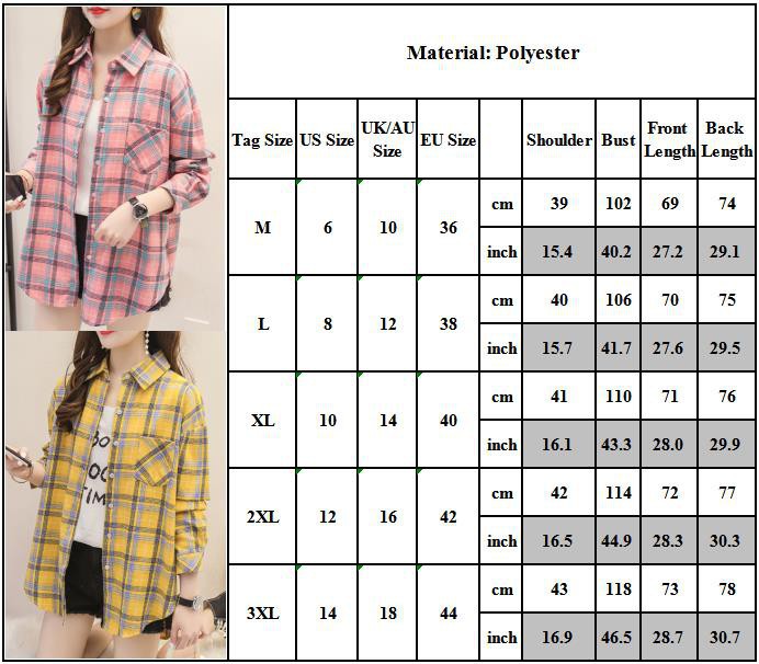 Áo Sơ Mi Nữ Tay Dài Kẻ Sọc Phối Nút Thiết Kế Thoải Mái Năng Động