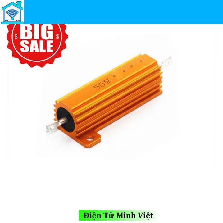 Trở 50W 5% RX24 Vỏ Nhôm Mạ Vàng Giá Rẻ