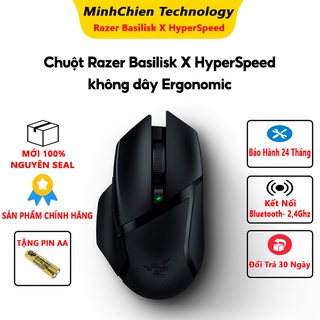 Chuột Không Dây / Wireless Razer Basilisk X HyperSpeed – Nguyên Seal Mới 100% ( Bảo Hành 24 Tháng )