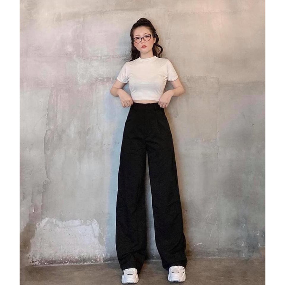 Quần culottest đũi xước hàncưc xinh