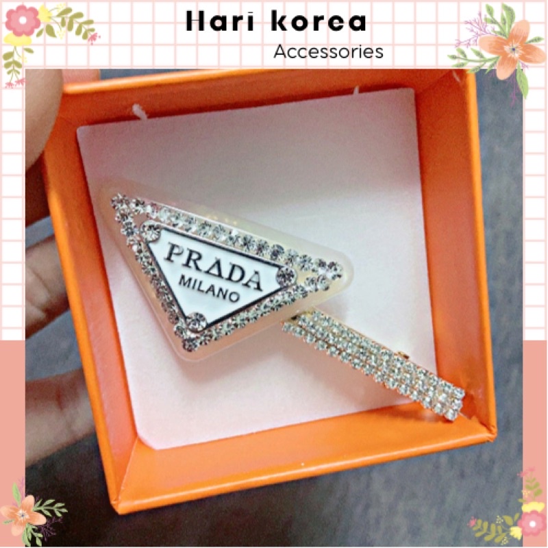 Kẹp tóc hãng pada đính đá/ cài tóc xinh đính đá / phụ kiện trang sức Hari korea accessories