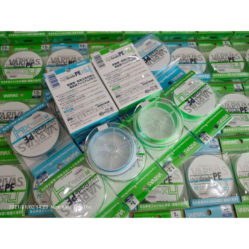 Dây Câu Cá Varivas High Grade PE X4 - 150m