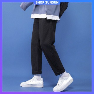 Quần baggy nam đen SS902 shop Sunsun chuyên quần jean nam đẹp