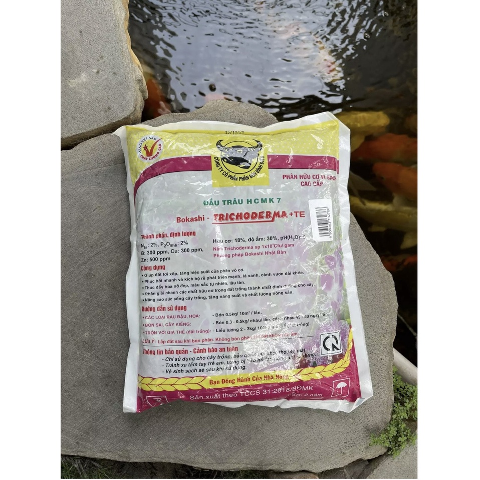 Phân hữu cơ vi sinh trichoderma gói 1kg