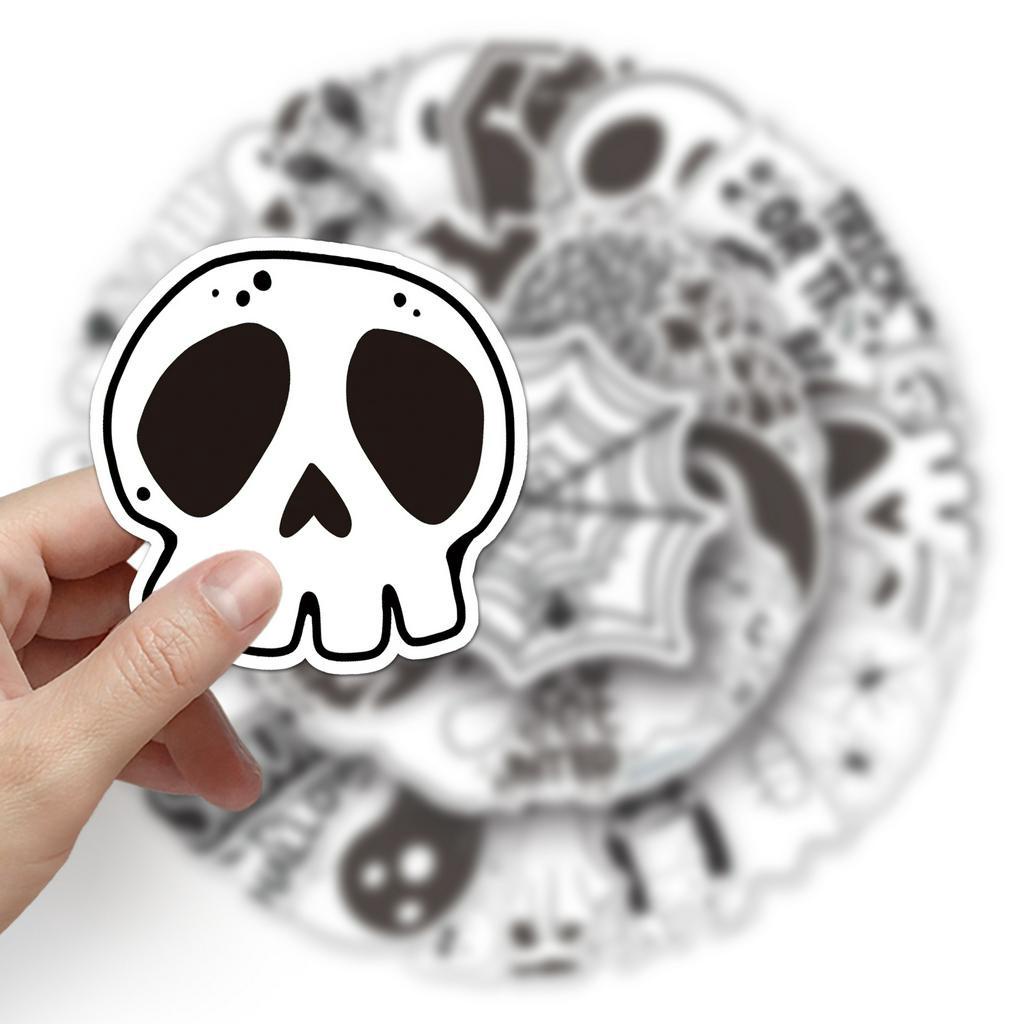 Bộ 50 Miếng Dán Hoạt Hình Chống Thấm Nước Vui Nhộn Trang Trí Xe Hơi / Nhà Cửa