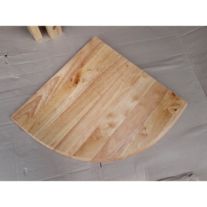 Kệ góc gỗ mặt 34cm - 5 tầng