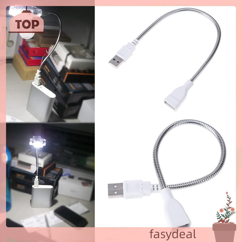 (Fas) Cáp Nối Dài Usb Có Đèn Led