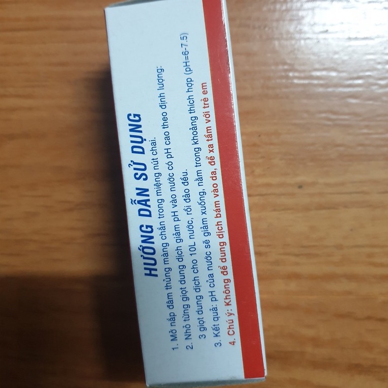 Dung Dịch Giảm PH 30ml - Cho Hồ Cá Cảnh Hộp Đỏ