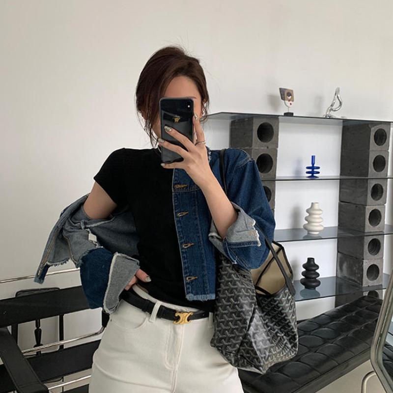 Áo thun MURIOKI tay ngắn cổ tròn ôm dáng vừa vặn thời trang 2020 dành cho nữ