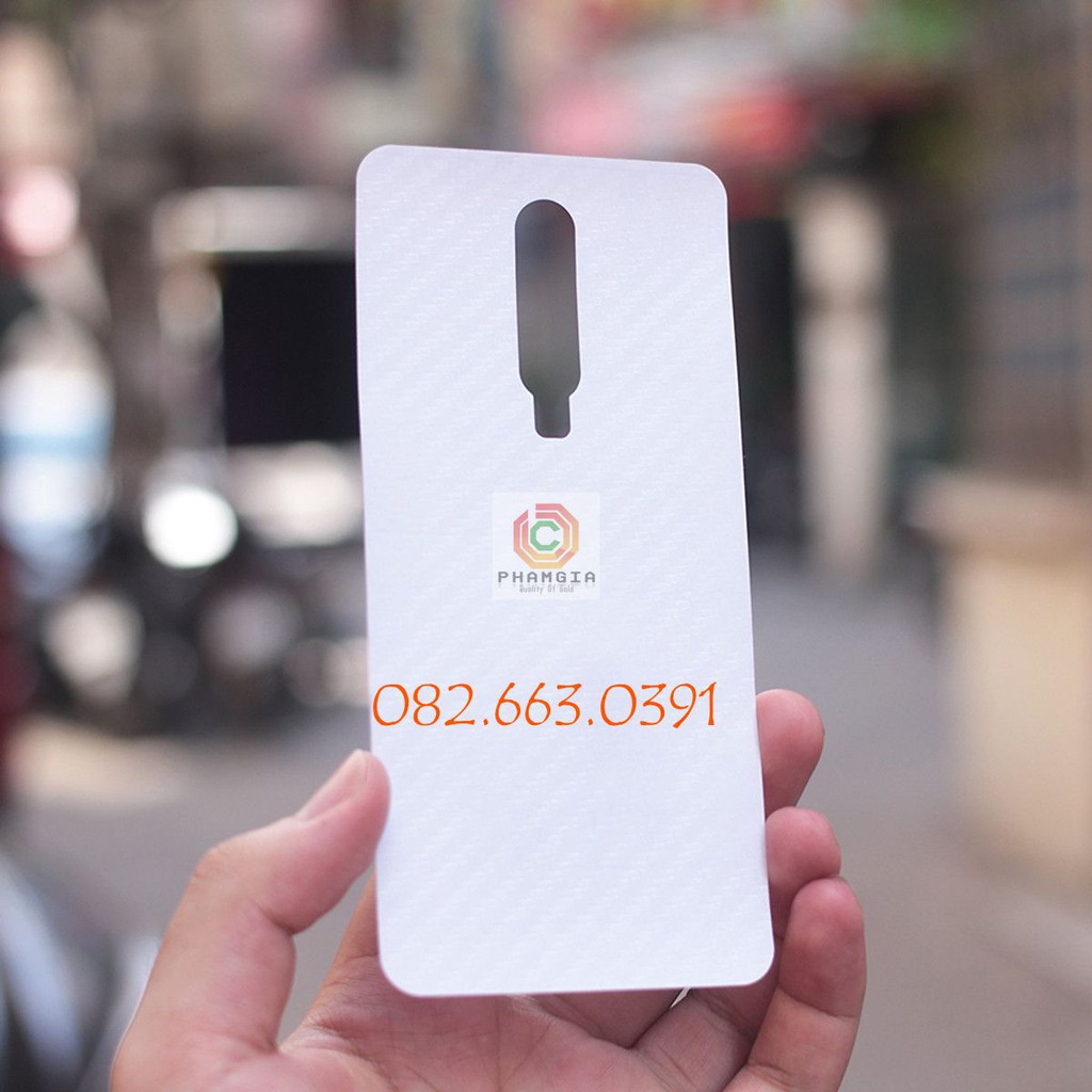 Miếng dán mặt lưng skin carbon Xiaomi Redmi K20/ K20 PRO