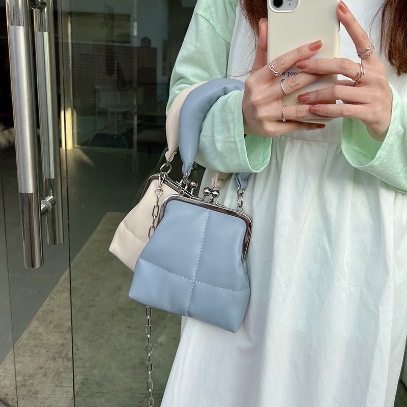 Túi mini đeo chéo nữ da mềm thời trang phong cách Hàn Quốc