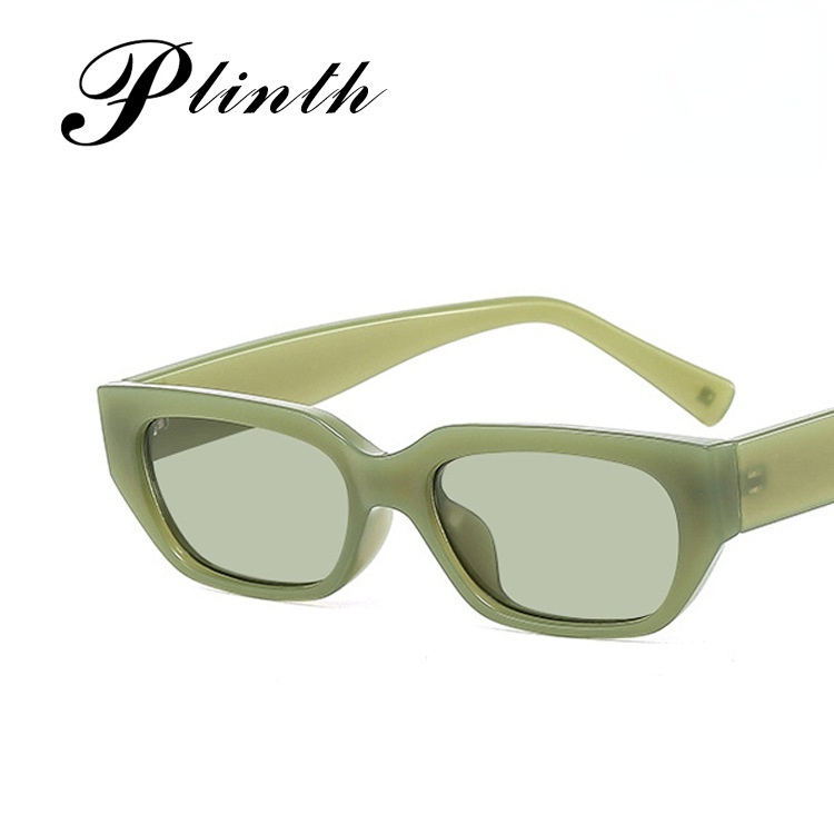 Kính râm nữ thời trang Kính râm hình vuông nhỏ màu đen Kính lái xe chống ngáy UV400