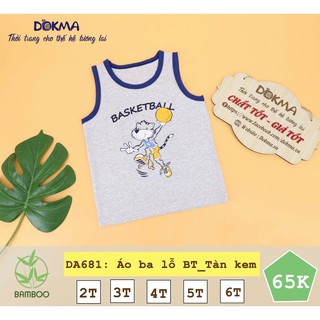 Áo 3 lỗ Bé Trai Dokma size 2-6Y