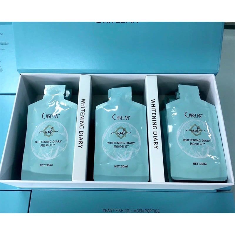 [Mã 77FMCGSALE giảm 8% đơn 500K] Nước Uống Collagen Chiselan Whitening Diary