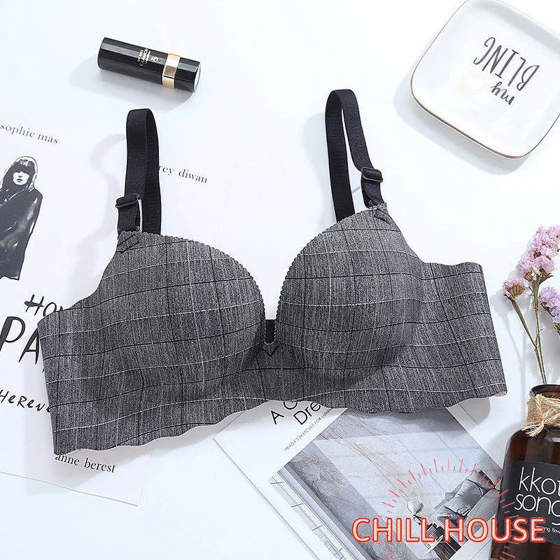 Áo Lót Su Muối Tiêu Hình Kẻ Ca rô Nâng Ngực Mút Dày 3Cm - Uyên Vũ Shop
