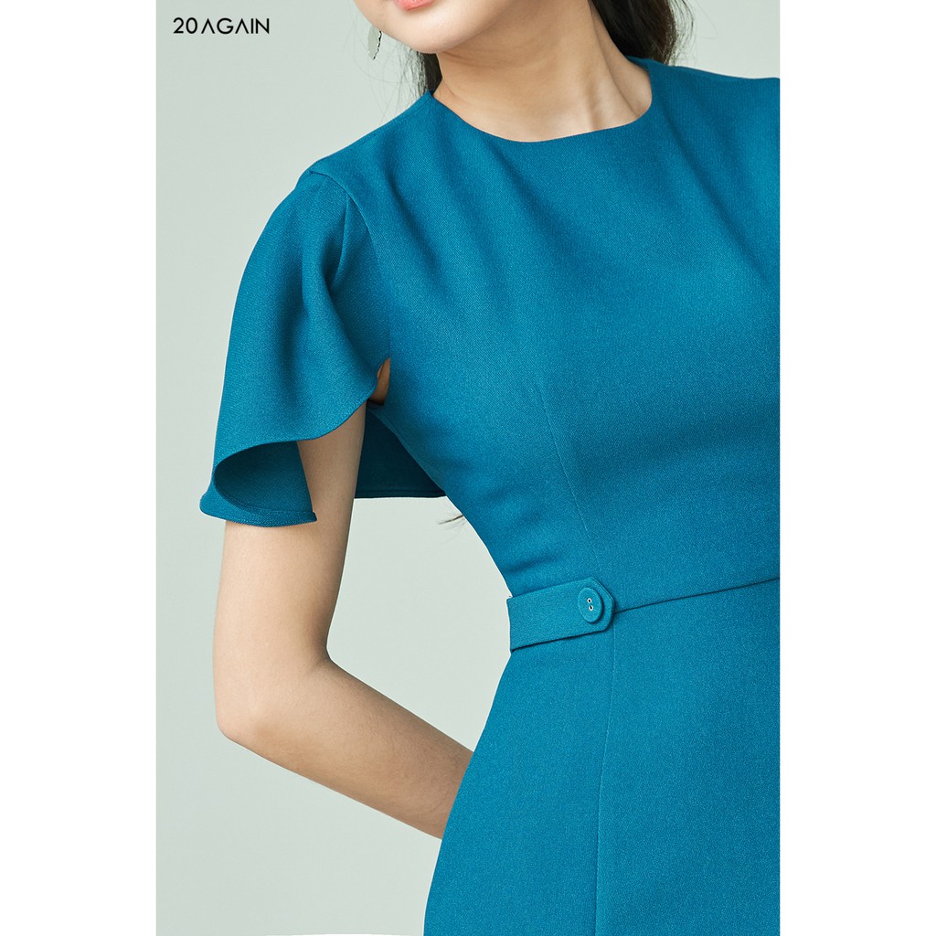 Đầm xòe cá dài đính cúc 20AGAIN DEA1214 | BigBuy360 - bigbuy360.vn